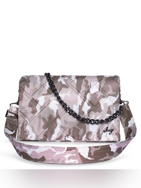 Lug Huddle Convertible Shoulder Crossbody Bag NWT Camo Taupe